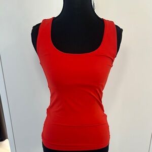 Red Sleeveless Women's Top